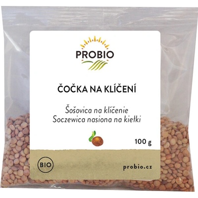 Probio semena na zdravé klíčky Čočka na Klíčení BIO 100 g