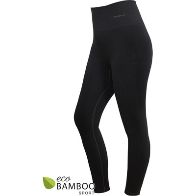 Gina legíny dlouhé bezešvé klasické jednobarevné ECO Bamboo Sport 95037P černé