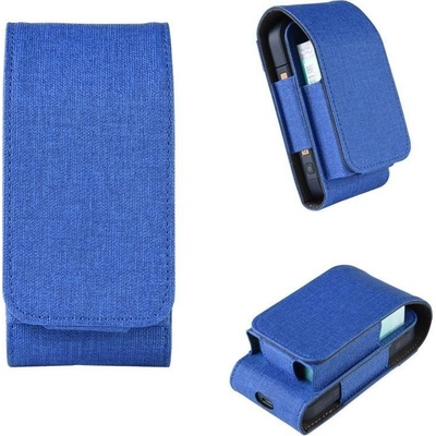 IQOS 2.4 Cloth PU kožené pouzdro modré – Zboží Dáma