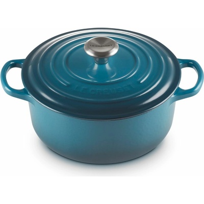 Le Creuset Kastról SIGNATURE 20 cm 2,4 l DEEP TEAL liatina