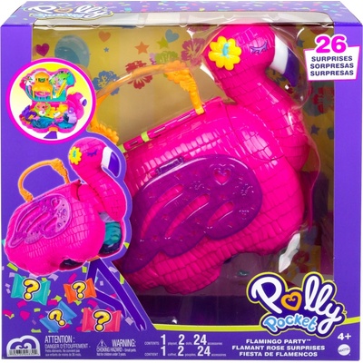 MATTEL Polly Pocket Velký přenosný set Plameňák