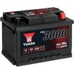 YUASA 3000 12V 60Ah 550A right+ (YBX3075)