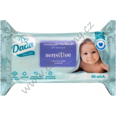 Dada Extra Soft sensitive vlhčené ubrousky 80 ks – Zboží Dáma