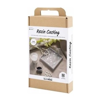 Creativ Company Set Resin Acrylic. Square Vessel