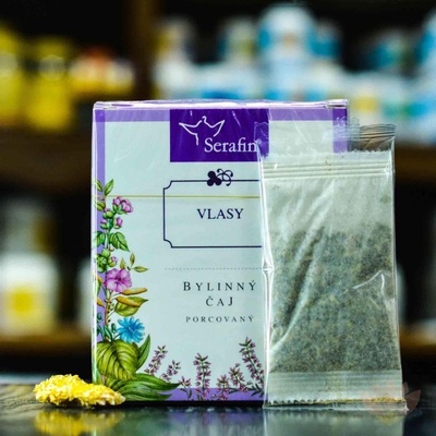 Serafin byliny Vlasy bylinný čaj porcovaný 250 ml