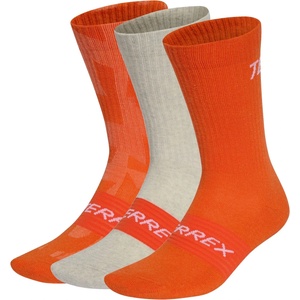 adidas Terrex Мъжки спортни чорапи adidas Terrex TRX MT Sock 3-Pack Sports socks - Semi Impact Orange / Semi Impact Orange / White - размер 37-39 (EU) (207-1201-0512)