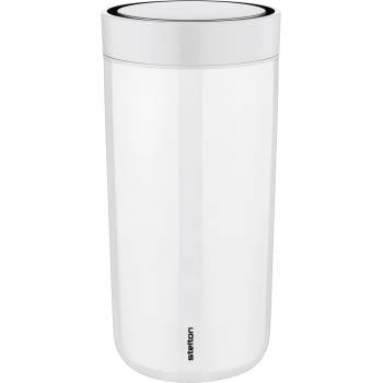 Stelton Термочаша To-Go Click с двойни стени от стомана 400 мл цвят тебешир (685-3)