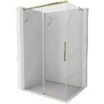 Mexen Rox L плъзгаща се душ кабина 90 x 75 cm, прозрачна, златна - 8C2L-090-075-50-00 (8C2L-090-075-50-00)