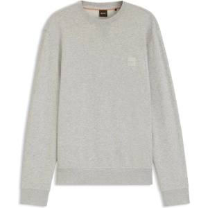 HUGO BOSS Риза с дълъг ръкав Boss Mens BOSS ORANGE Long Sleeve Premium Cotton Sweatshirt (Westart Crew Neck) - Open Grey 086