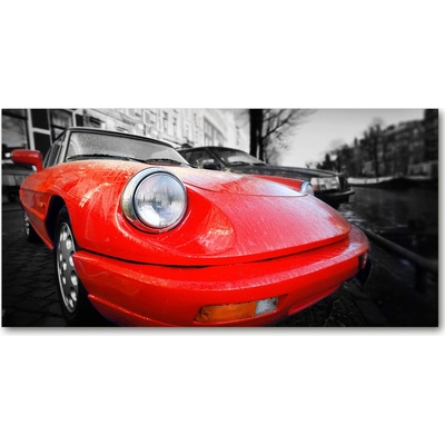 Foto-obraz fotografie na skle klasický automobil 100x50 cm