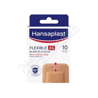 Hansaplast Flexible XL 5 x 7,2 cm 10 ks