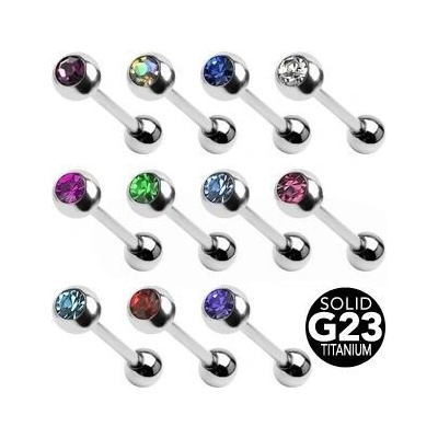 Šperky4U piercing do jazyku titan TIT1017-C