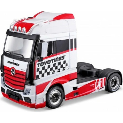 Bburago Bburago MB Actros Gigaspace Red/White 1:43