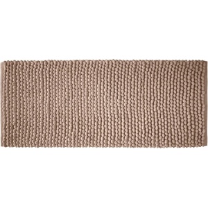 Bianca Кафяв килим за баня 50x120 cm Aspen Bobble - Bianca (BR/58977/R/BM120/NT)
