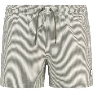 K-Way Мъжки бански слипове K-Way Hazel Mid Stripes Beach Swim brief - White / Green Lichen - размер 3XL (050-2434-0215)