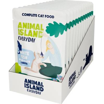 Animal Island Everyday Bílá ryba v vývaru 12x 85 g