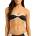 Seafolly Дамско бикини горнище Seafolly Band Wave Trim Front Bandeau Bikini top - Black - размер 34 (EU) (150-6613-0112)