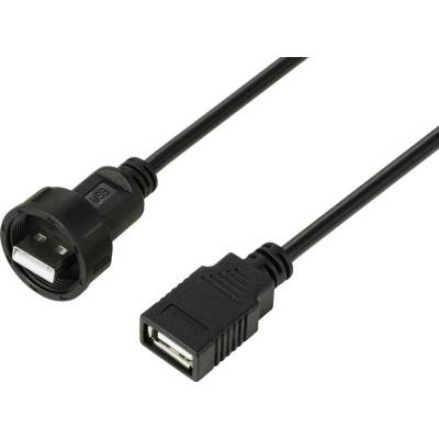 TRU COMPONENTS TC-E13T-MU2-MWA/FU2-NWA-0.5PV-S TC-13543540 USB konektor 0.5 m, 1 ks