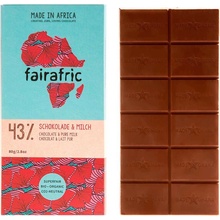 Fairafric Bio mléčná čokoláda se 43 % Ghana 80 g