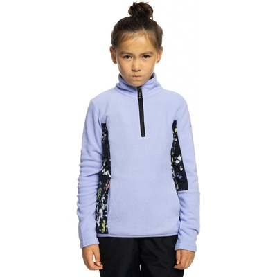 Roxy Sayna Half Zip Girl black true flowers