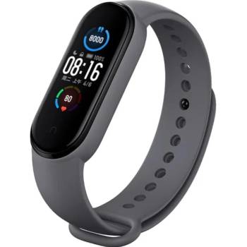 Image 1 of Planet Tech Каишка за Xiaomi Mi Band, M5, M6 фитнес гривна, Сиво (MiBand5-18)