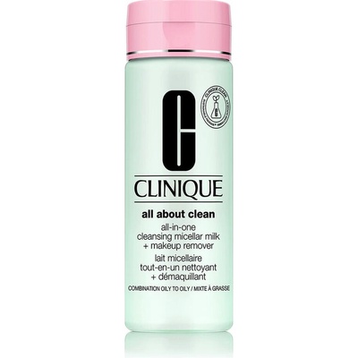 Clinique All-in-one Cleansing Micellar Milk + Makeup Remover jemné čisticí mléko pro suchou až velmi suchou pleť 200 ml