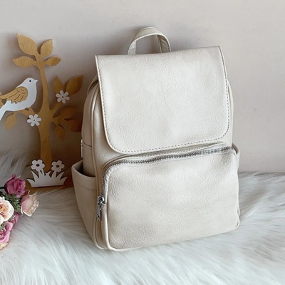 Дамска Бежова Раница - Модел 7338