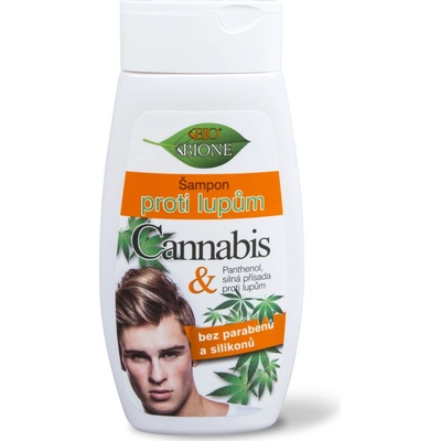 Bione Šampón proti lupinám pre mužov Cannabis a Pantenol Bio 250 ml