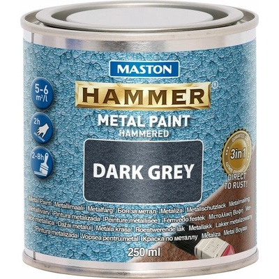 Maston Hammer Smooth Paint 250l červená