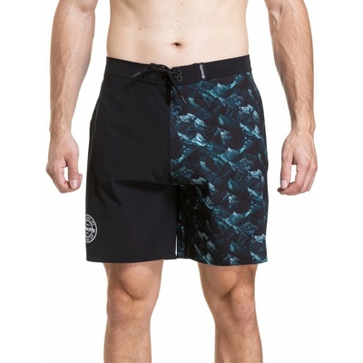 Meatfly Ernie Boardshorts 19" Green Mountains / Quiet Gray