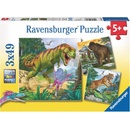Ravensburger Pravěká zvířata 3 x 49 dílků