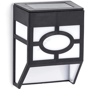 Aigostar - LED соларен стенен фенер LED/0, 006W/1, 2V 2700K IP44 черен (AI0945)