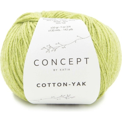 COTTON-YAK Katia Farby COTTON-YAK: 126 pistáciová