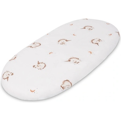 Чаршаф за количка Cotton Unicorn Beige 35X75 Sensillo