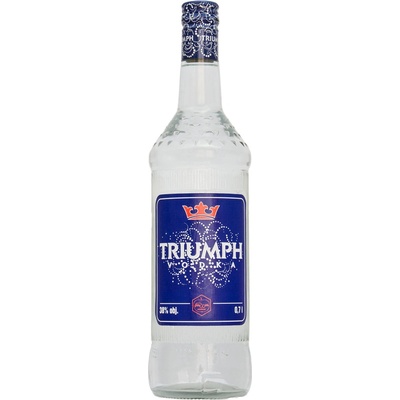 Triumph Vodka 38% 0,7 l (čistá fľaša)