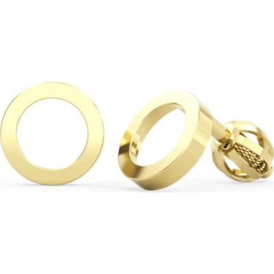 Couple, Minimalistické náušnice IDOL Circle II ve žlutém zlatě, 585-66-3-0572.0Z00.0.00.000.05