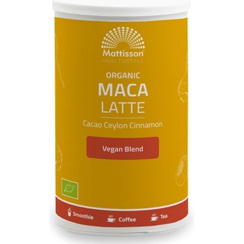 Mattisson Healthstyle Лате с Какао, Мака, Лукума и Цейлонска канела, БИО 160 g прах | Mattisson Healthstyle (MT2094)