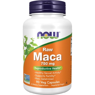 NOW NOW MACA 6: 1 Concentrate 750mg Raw, 90 Veg Capsules
