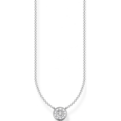Thomas Sabo Náhrdelník s príveskom ladies circle white stone silver KE1881-051-14