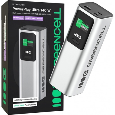 Green Cell PowerPlay Ultra 25200 mAh černá