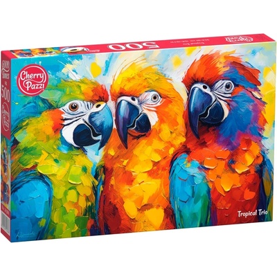 Cherry Pazzi Пъзел Cherry Pazzi от 500 части - Тропическо трио (20388)