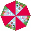 Deštníky Chanos vystřelovací deštník Peppa Pig Pink