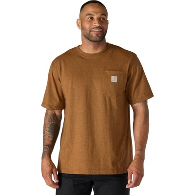 Carhartt Pocket hnědé pánské triko