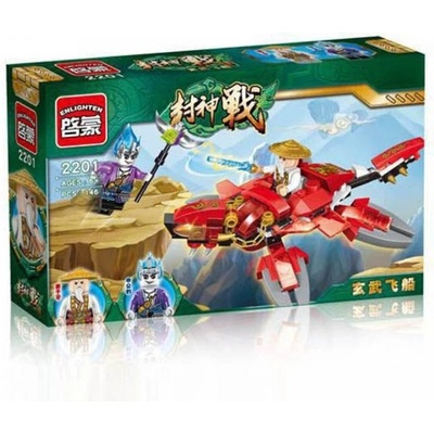 Enlighten Brick 2201 Červený Drak 146 ks – Zboží Živě