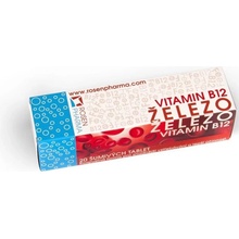 Rosen Železo + B12 20 tablet