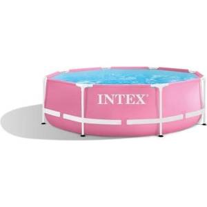 Intex Розов басейн Intex Metal Frame 244 х 76 см