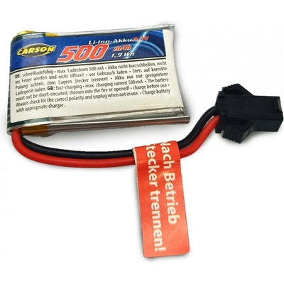 Carson Akumulátor Li-Pol 500mAh/3,7V JST