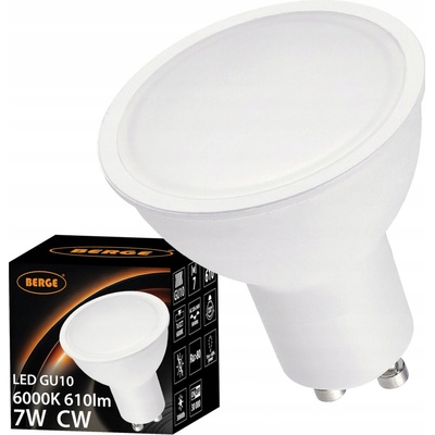 Berge LED žiarovka GU10 SMD 2835 7W 610Lm studená biela