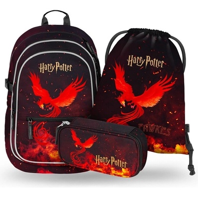 3 SET Core Harry Potter Fénix: batoh, penál, sáček GRS