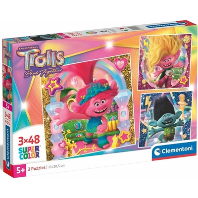 Clementoni Trollové 3 3x48 dielov